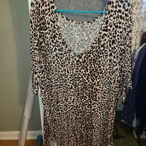Maurices Cheetah Vneck Tee